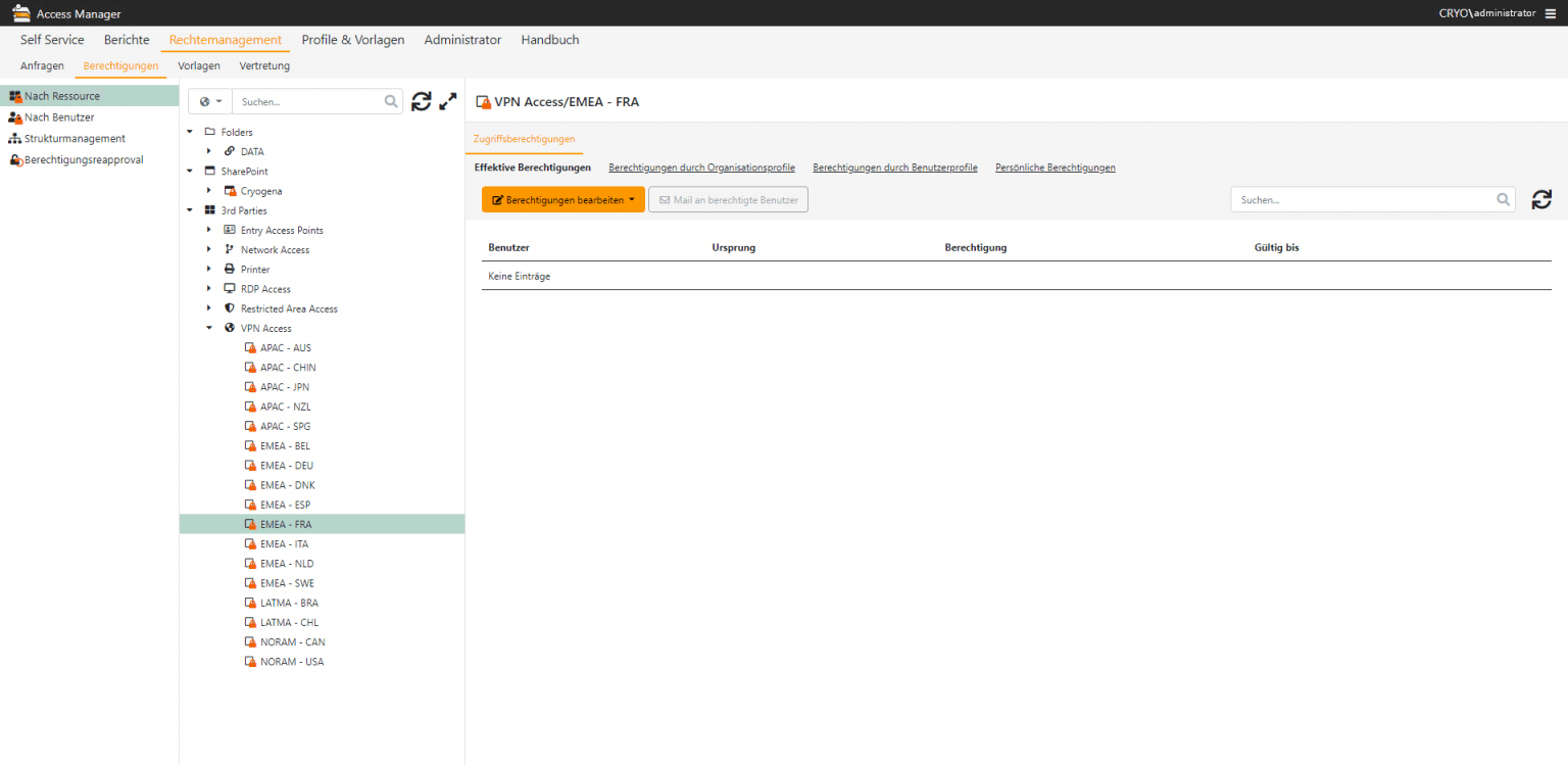 DE AM 3rd Party Übersicht